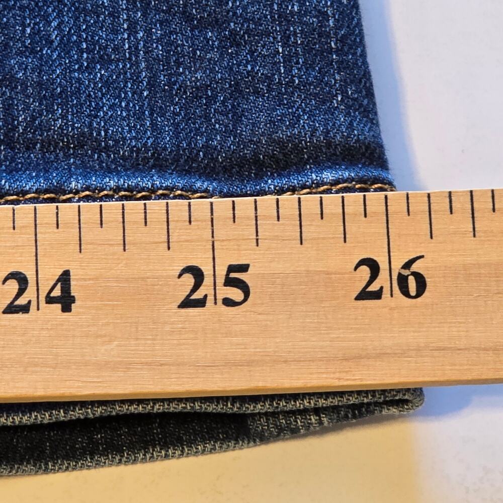 Talbots Denim Jean Mini Skirt Womens Plus Size 20 Blue Stretch Nautical Classic - Picture 9 of 9